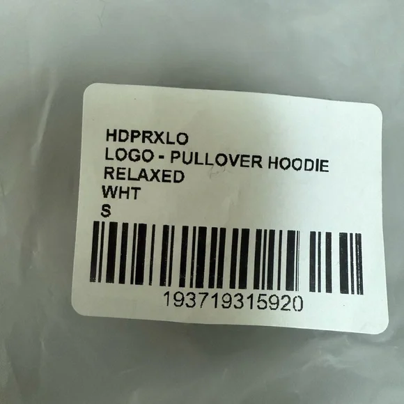 NWT Aviator Nation LOGO PULLOVER RELAXED HOODIE - WHITE Size Small - Picture 4 of 4